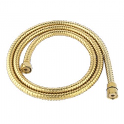 Golden double lock shower hose