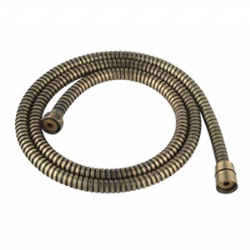 Bronze double lock shower hose