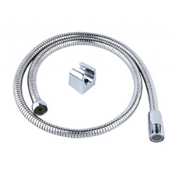 Stainless steel double lock extensible washing hose
